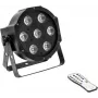 Luz de efecto LED EUROLITE SLS-7 con 7 LEDs, iluminación de escenario compacta