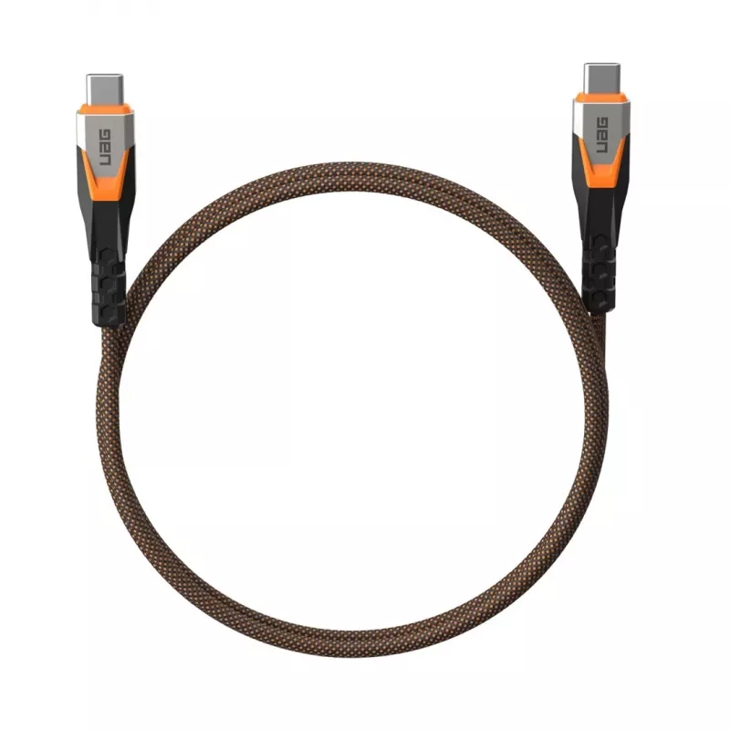 Cable USB-C a USB-C C2G 9B4415114097 USB 3.2 Gen 2x2 0,75 m – negro/naranja