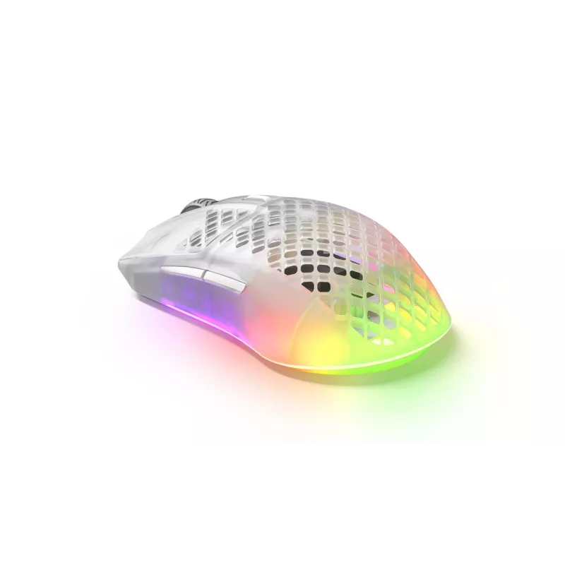Ratón gaming Steelseries Aerox 3 Wireless Ghost