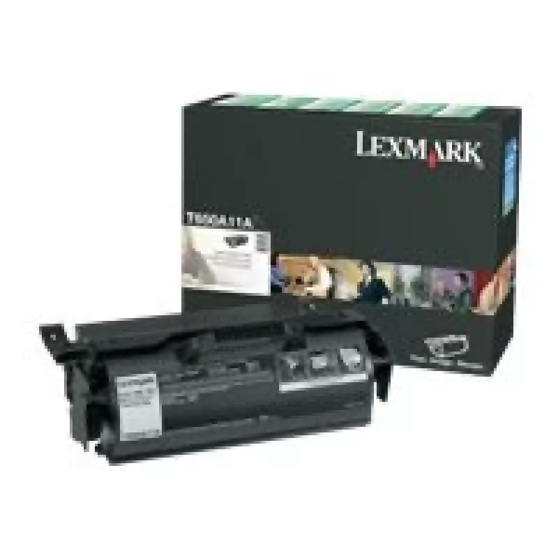 Lexmark T650A11E cartucho de tóner, negro, 7000 páginas