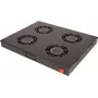 ROLINE 26.21.0306 unidad de ventiladores de 19", 4 ventiladores, ON/OFF, negro