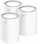 Cudy M3000 pack de 3 sistema Wi-Fi Mesh de doble banda (2,4 GHz / 5 GHz) Wi-Fi 6 (802.11ax) gris, blanco 1 interno