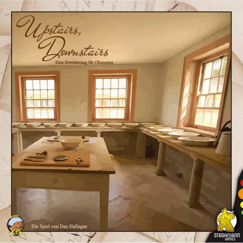Obsession - Upstairs, Downstairs, expansión de juego de mesa