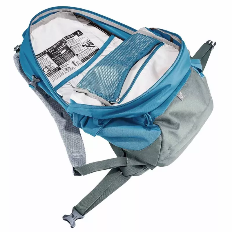 Mochila DEUTER Trail 25 mochila de excursión de día, 25 L, poliéster, funda de lluvia, cinturón lumbar