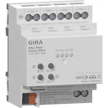 GIRA 211300 actuador DALI Colour 4f KNX REG (211300)