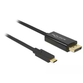 Adaptador de cable de vídeo USB Type-C DisplayPort DeLOCK 85255