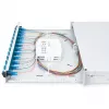 CAJA DE EMPALME DE FIBRA ÓPTICA LC OS2 1U 12XLC OS2 PIGTAILS ACOPLADOR