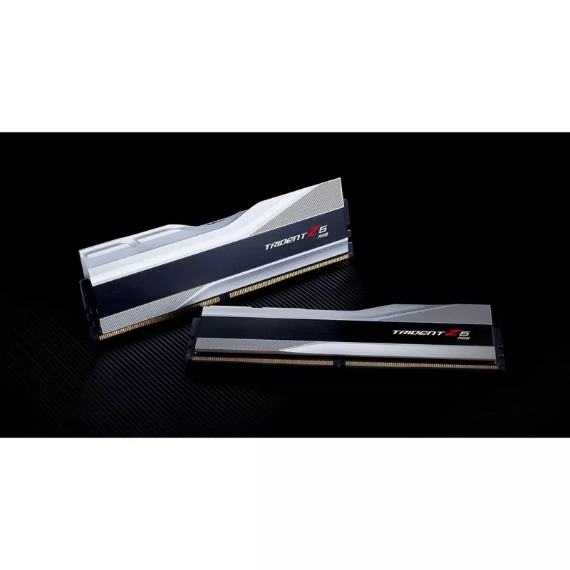 DIMM 32 GB DDR5-8000 (2x 16 GB) Dual-Kit, memoria plateada/negra, F5-8000J3848H16GX2-TZ5RS, Trident Z5 RGB, INTEL XMP