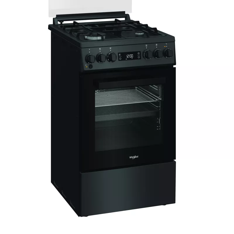 Cocina Whirlpool | W5G8LMSWTA | Tipo de placa gas | Tipo de horno eléctrico | Antracita | Ancho 50 cm | Fondo 60 cm | 60 L