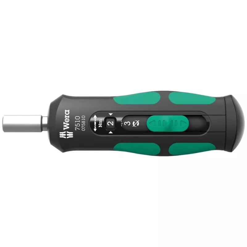 Wera 7510 Kraftform Safe-Torque Speed destornillador dinamométrico, 1-3 Nm, 1/4″