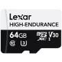 Tarjeta microSD High Endurance 64 GB C10 A1 U1 V30 100/35 MB/s