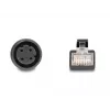 Cable adaptador M12 DeLOCK codificación D 4 polos hembra a RJ45 macho 50 cm