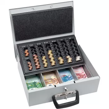 Caja/caja de dinero WEDO 150 100837 plata