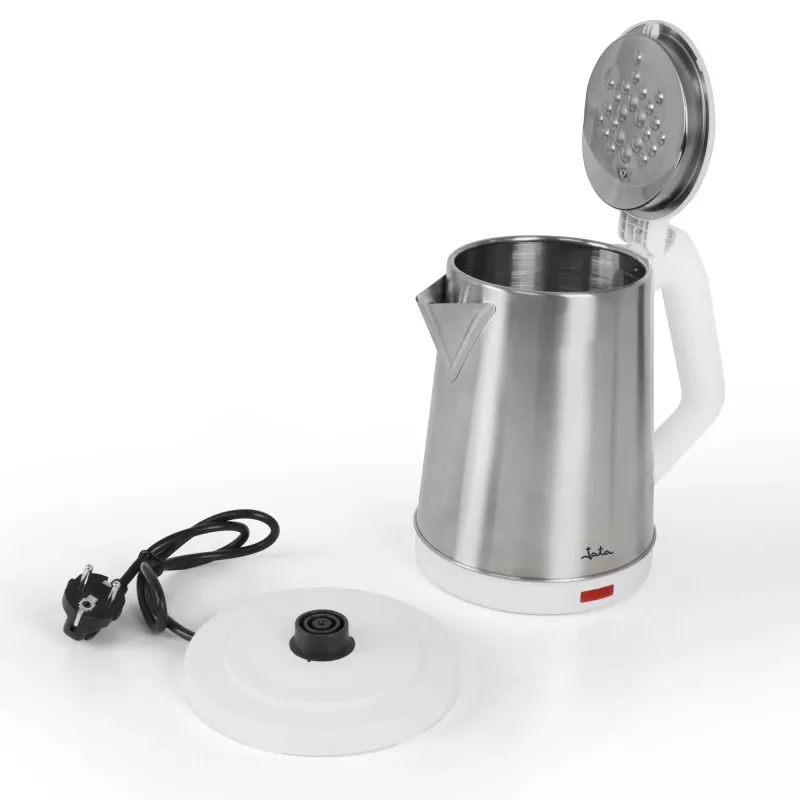 Jata JEHA1723 hervidor eléctrico, 2 l, 1500 W, acero inoxidable, blanco