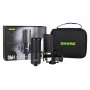 Shure SM4-K-KIT - Micrófono de condensador, polarizado externo, mango, antipop, maletín