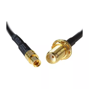 Cable coaxial DeLOCK 88579 0,2 m Negro