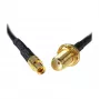 Cable coaxial DeLOCK 88579 0,2 m Negro