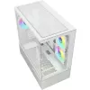 Caja mATX Sharkoon MK7 ARGB 2x cristal blanca