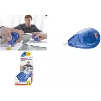 Corrector en cinta Tesa 59812-00000-00 EcoLogo expositor de rodillo — dispensador de cinta correctora manual