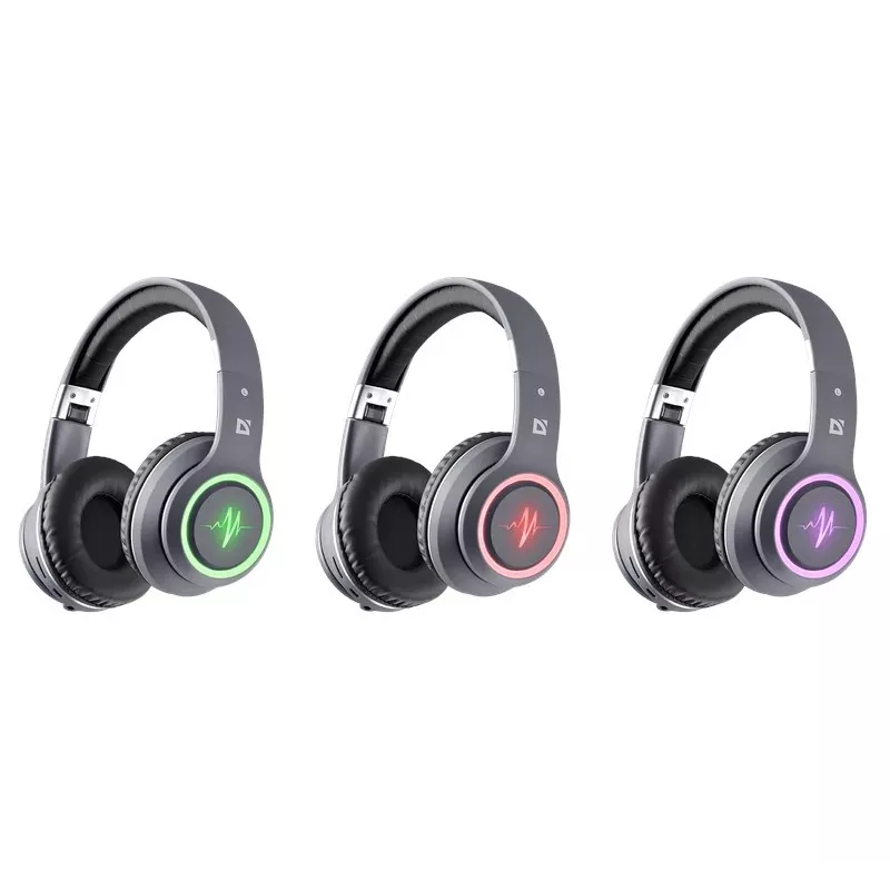 Auriculares DEFENDER FREEMOTION B571 LED inalámbricos binaurales, altavoces de 4 cm, batería de 6–8 h, diseño cerrado, 20–20000 Hz