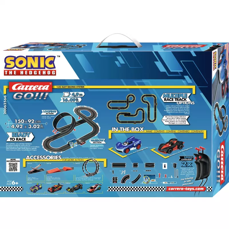 CARRERA GO Sonic circuito de carreras 4,9 m 20062566