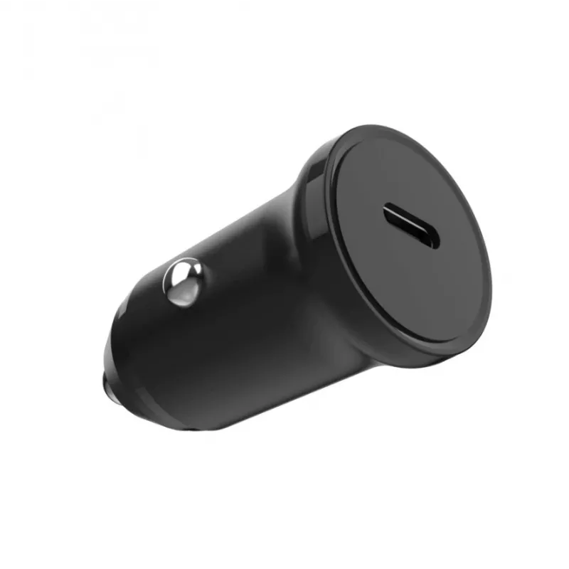 Cargador de coche USB-C FIXED FIXCC20N-C-BK 20W, conector USB-C único, compacto negro para toma de 12V