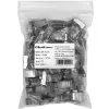 Conector RJ45 modular QOLTEC 54554 CAT5e FTP, 100 uds., plateado, plástico, 11×22×18 mm