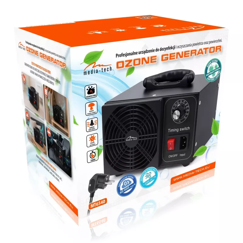 Generador de ozono para desinfección y purificación del aire OZONE GENERATOR MT6540