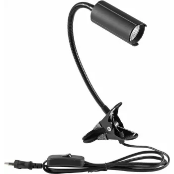 Foco LED EUROLITE KKL-7 3000K negro – 3000 K blanco cálido, iluminación compacta de escenario/acento
