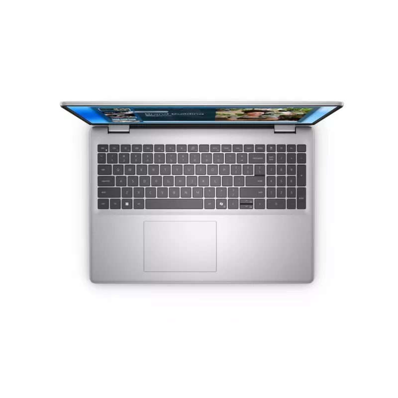 Portátil Dell 16 AG 2.5K i7-150U, 16GB RAM, 512GB SSD, Intel Graphics, Ubuntu, teclado retroiluminado ENG, huella dactilar, plata, 3Y OnSite