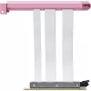 Cable riser Hyper PCIe 5.0 HYTE ACC-HYTE-PCIE50-SM, 20 cm, rosa/blanco