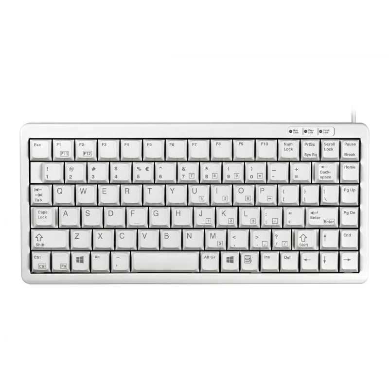 CHERRY G84-4100 teclado universal USB QWERTY inglés de EE. UU. gris