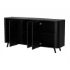 Cómoda Cama VOLARE 151 x 39 x 75 cm negro