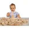 Eichhorn bloques de construcción de madera natural, juguete de construcción