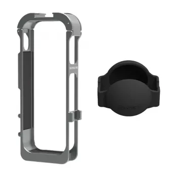 Marco magnético metálico con protección de lente de silicona Sunnylife para Insta360 X5