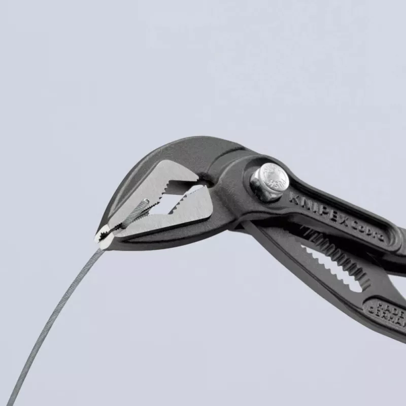 Alicate de bomba de agua Knipex Cobra ES 87 51 180 SB – mordaza ajustable 0–45 mm