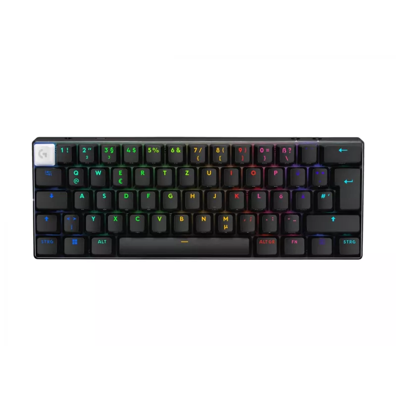Teclado gaming Logitech G PRO X 60 USB RF Wireless Bluetooth QWERTY US International Blanco