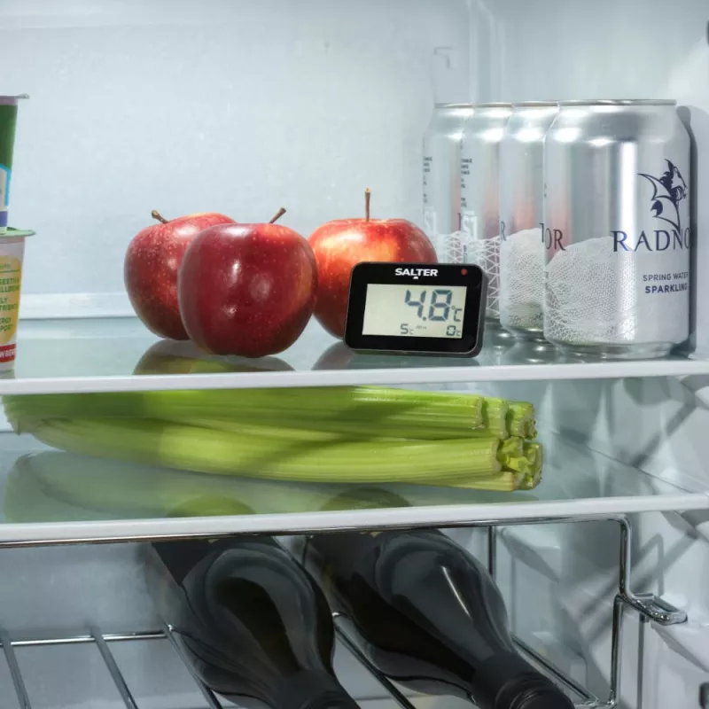 Termómetro digital para frigorífico Salter SA00574BFEU12 con LCD, rango de temperatura -20 a 50°C