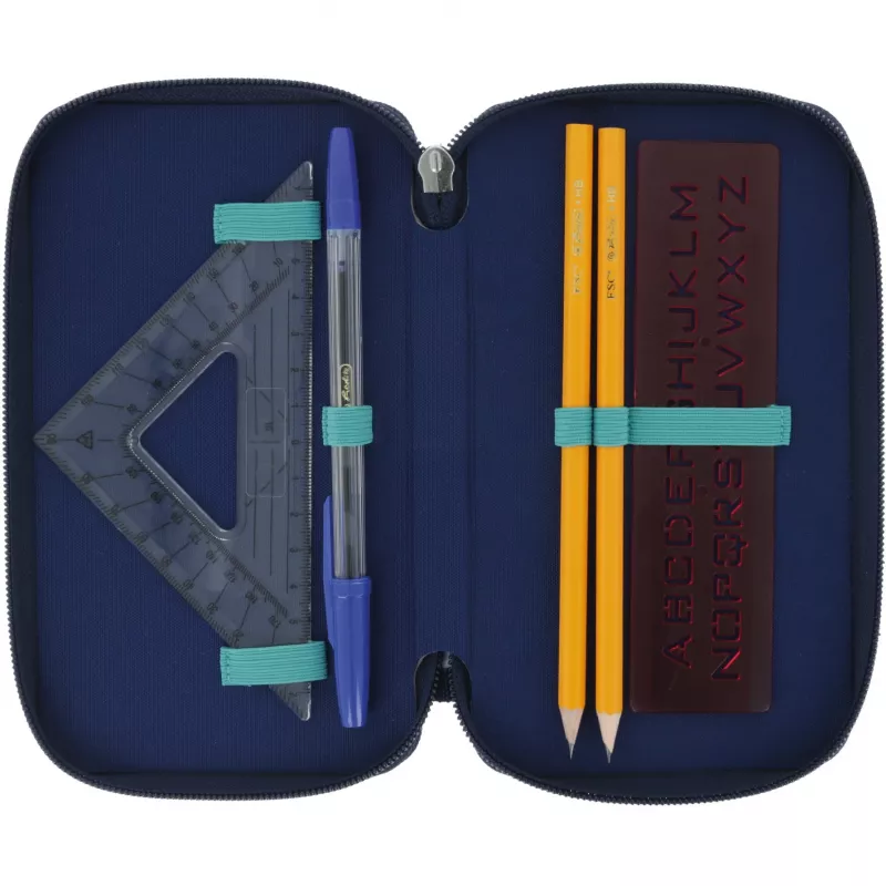 Herlitz TriCase Deep Ocean 31 pzs Azul Poliéster 190x70x115 mm