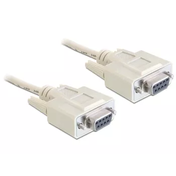 Cable serie DeLOCK 84250 Gris 5m Sub-D9