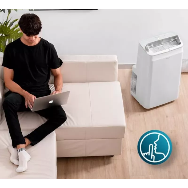 Cecotec Aire acondicionado portátil | ForceClima 12600 SoundLess Heating