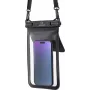 Renkforce funda impermeable para smartphone Outdoorcase universal negra, transparente, impermeable, con correa de hombro, antipolvo RF-6956970 (RF-6956970)