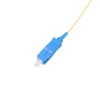 Pigtail SC/UPC PVC monomodo Extralink G.657.A1 FTTH 900 µm 1 m amarillo