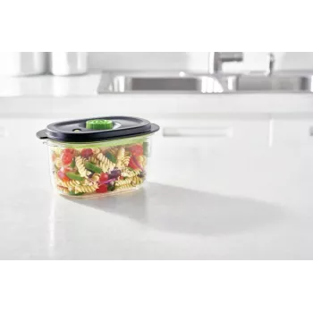 Recipiente de alimentos oval para envasar al vacío FoodSaver FFC022X, 1,2 L