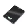 Báscula de cocina Caso fina Negra Rectangular Electrónica 03210