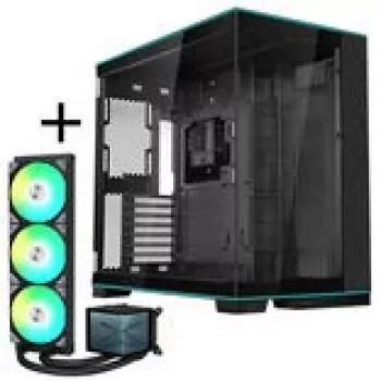 Refrigeración líquida completa Lian Li O11D EVO RGB + TRYX PANORAMA ARGB - negro, 360 mm