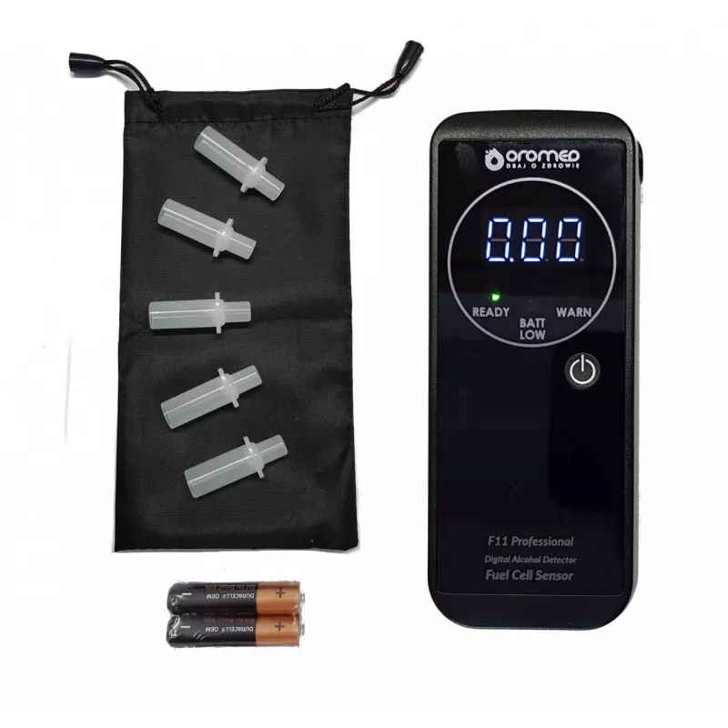 Alcoholímetro Oromed F11 PROFESSIONAL 0 - 4‰ 0,05‰ Negro