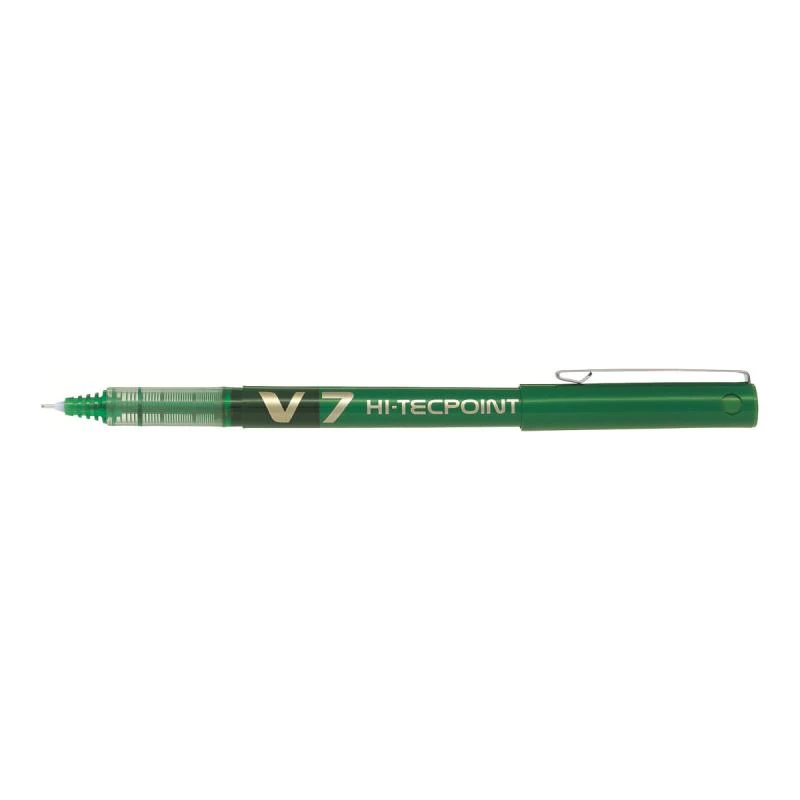 Bolígrafo de punta Pilot Hi-Tecpoint V7 Verde color de escritura Verde