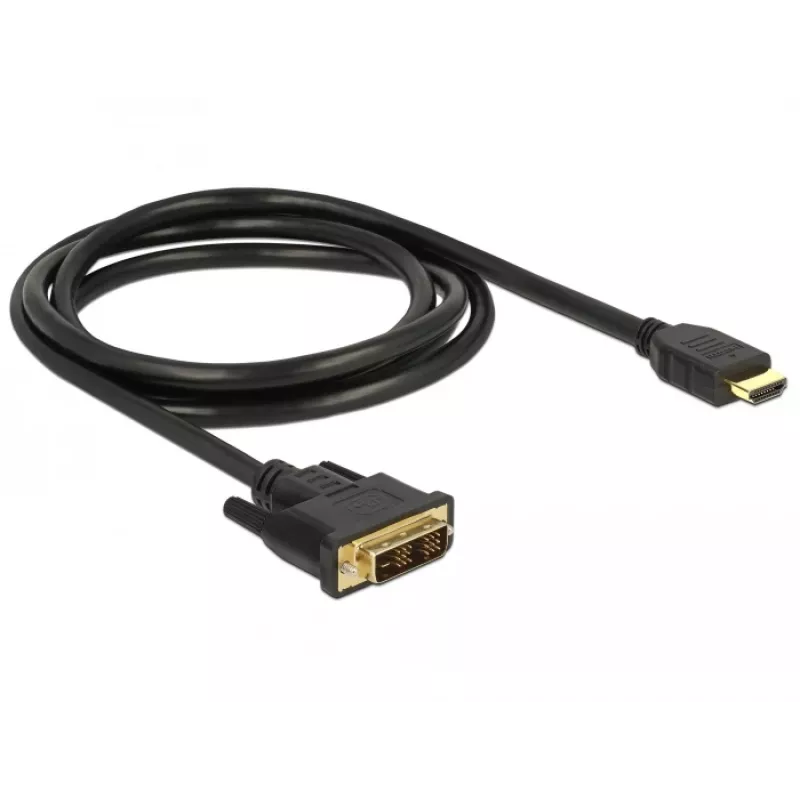 Adaptador de cable de vídeo DeLOCK 85583 1,5 m DVI-D HDMI tipo A negro