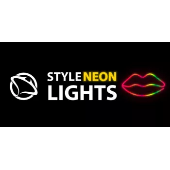 Luces de neón MANTA SNL61RGB LIPS RGB letrero decorativo con cambio de color, modelo SNL61RGB